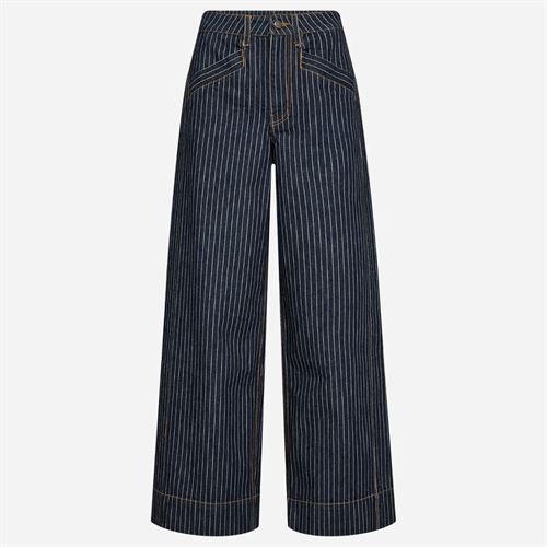 CO`COUTURE BUKSER, SIGGACC STRIPE PANT, DENIM BLUE